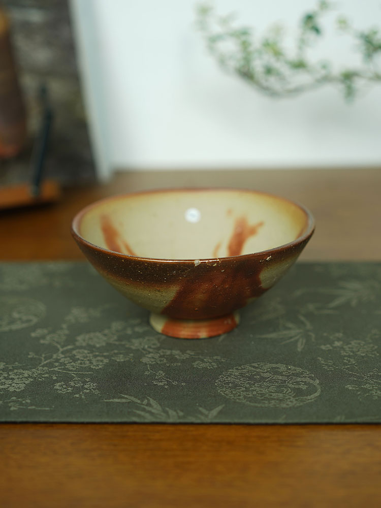 伊禾集物 日本备前烧手工匠人多久守 碗 餐具 茶道零配 1955#