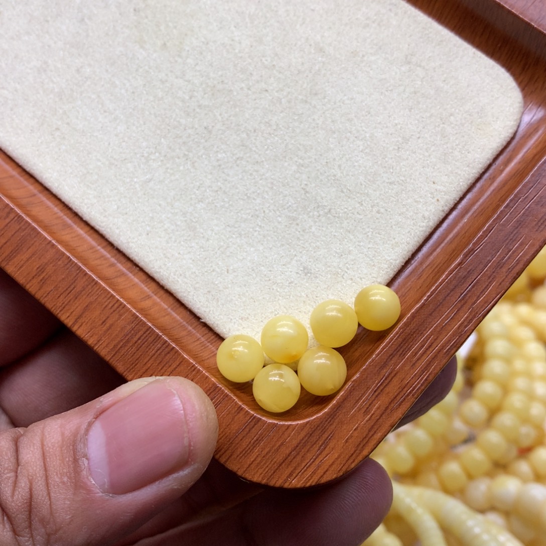 好***吗蜜蜡未镶嵌手链蜜蜡