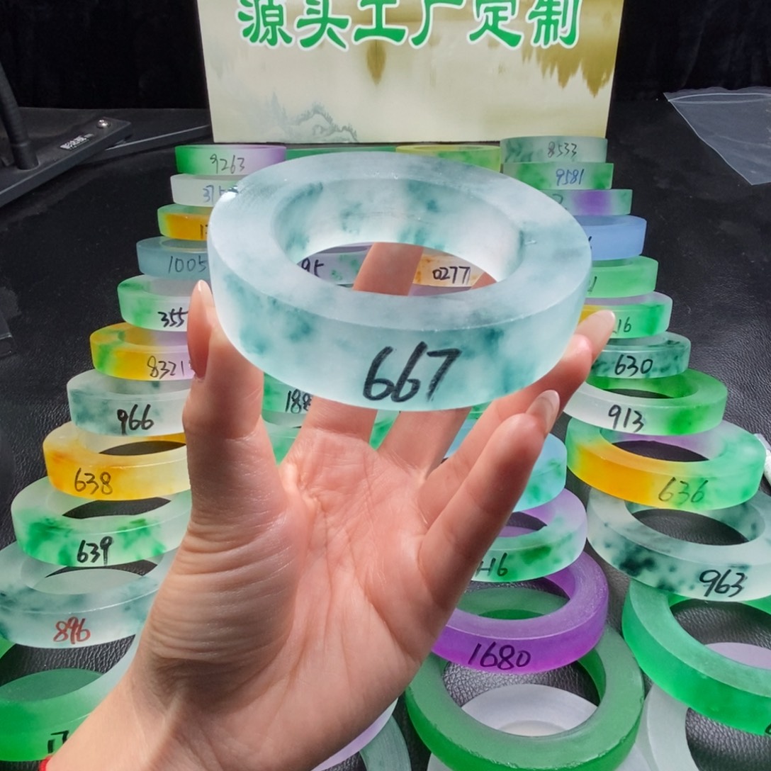 回***甜玉独龙翠百搭手镯