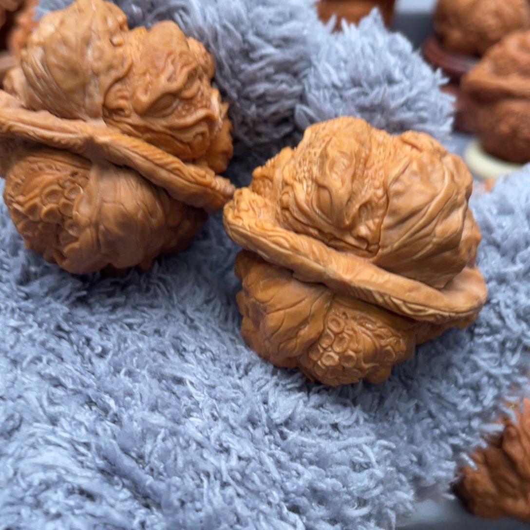 手串/手链核桃初*龙蛇蜕变蛤蟆头核桃雕刻