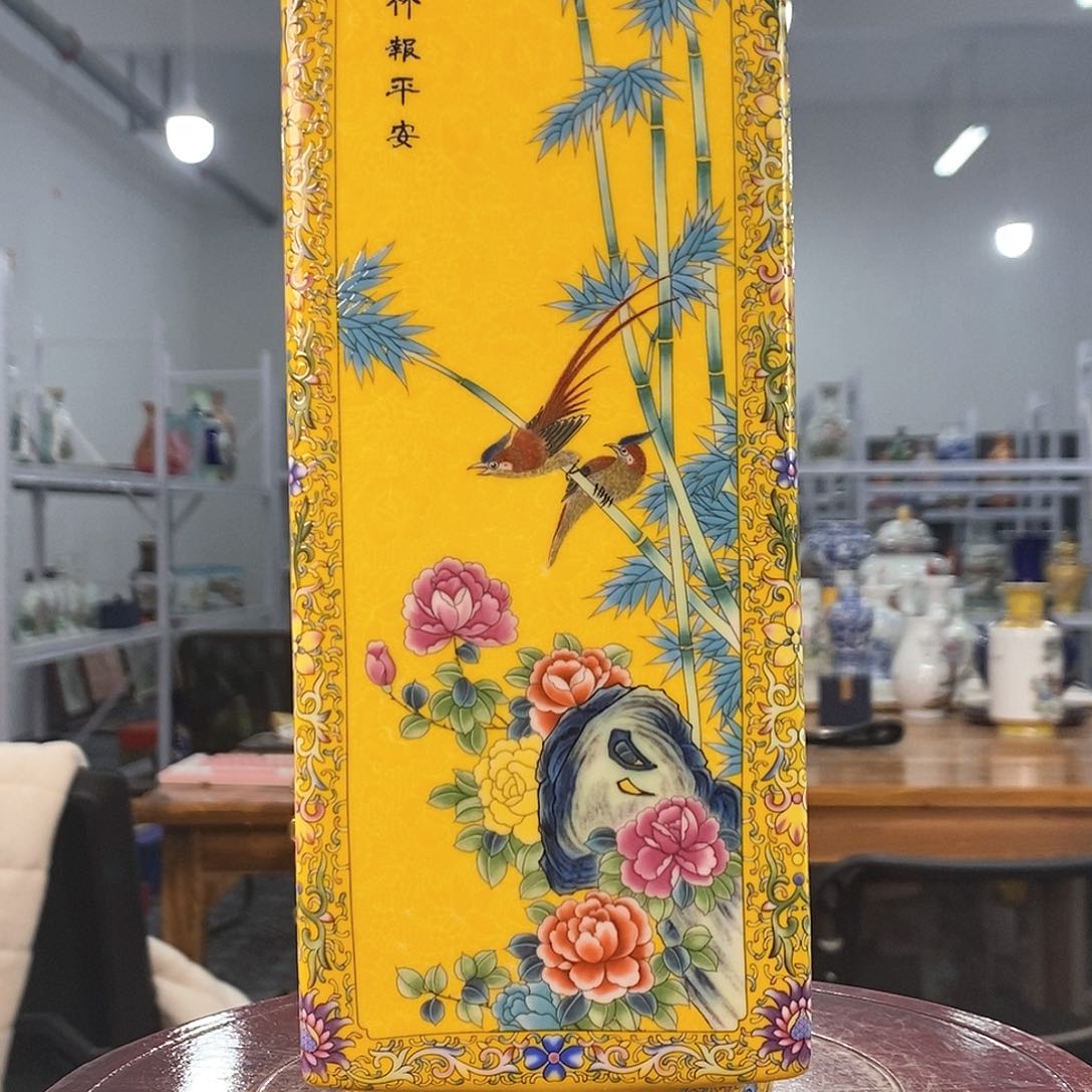 摆件景德镇陶瓷花瓶摆件