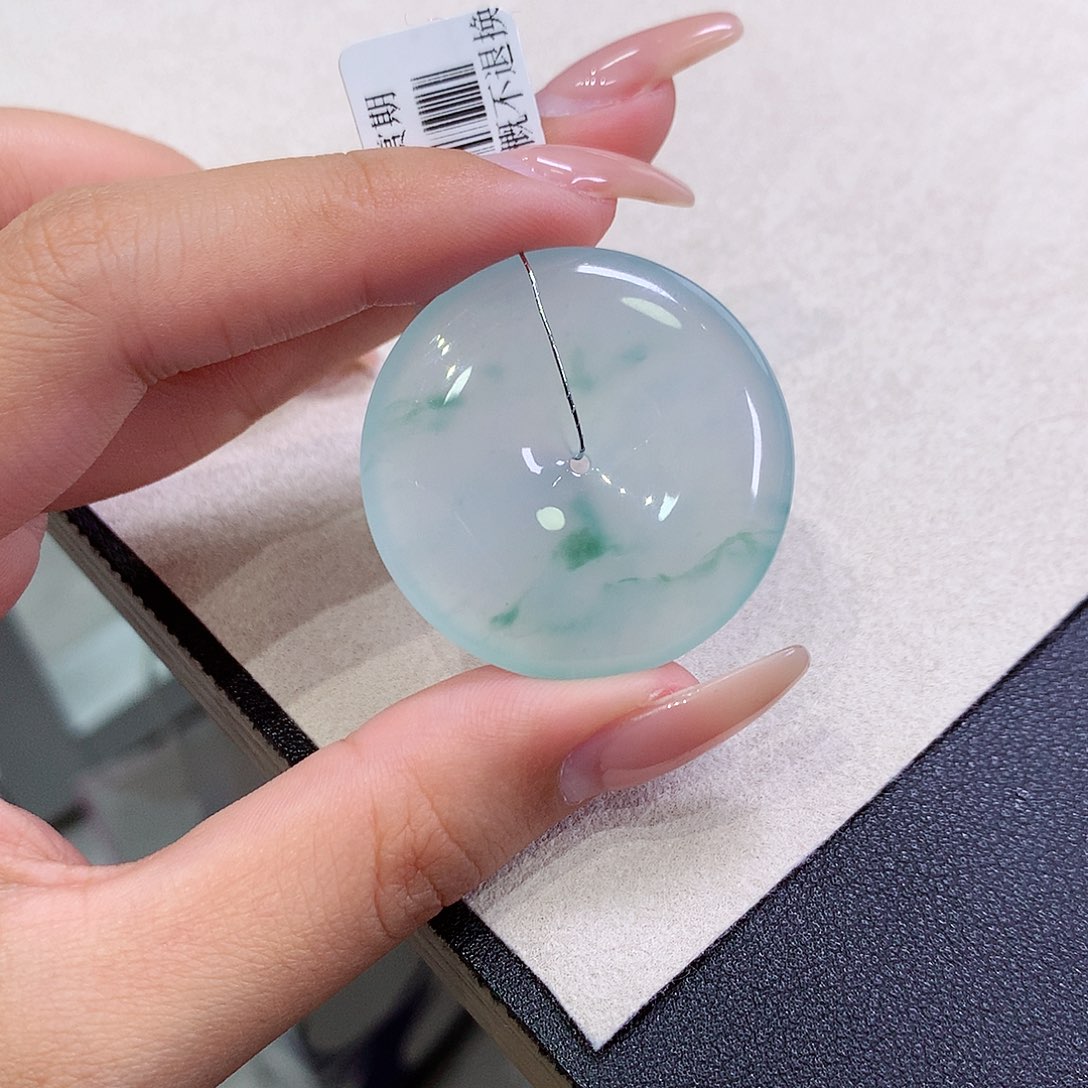 翡翠未镶嵌吊坠(不含链)35-6