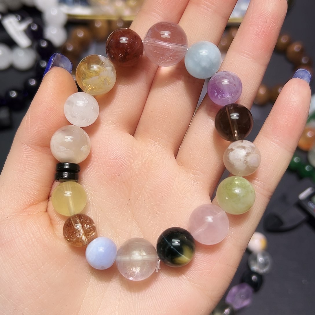 未镶嵌手链水晶多宝62号