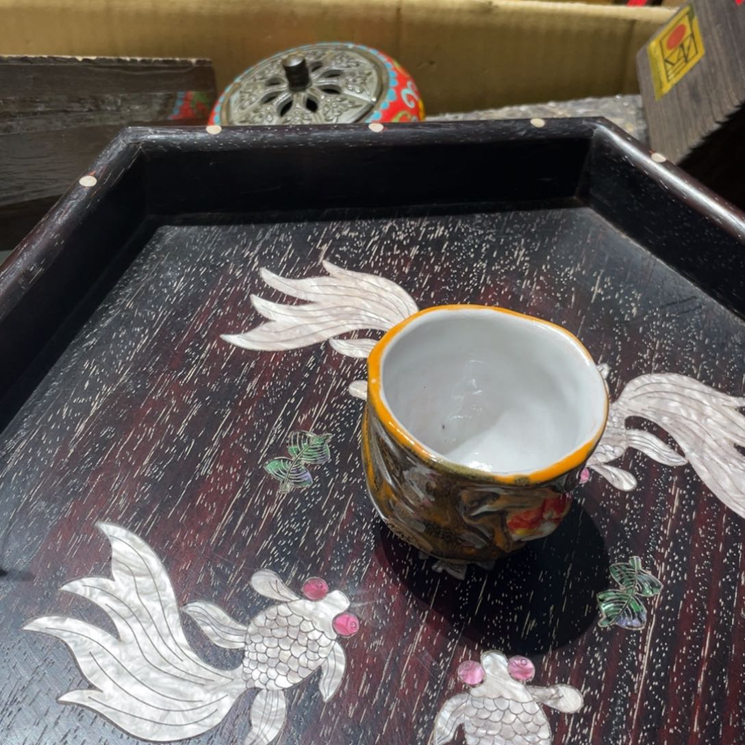 紫砂茶杯橘***?我是真的爱
