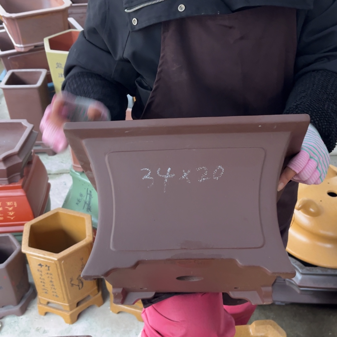 紫砂花盆盆景艺术