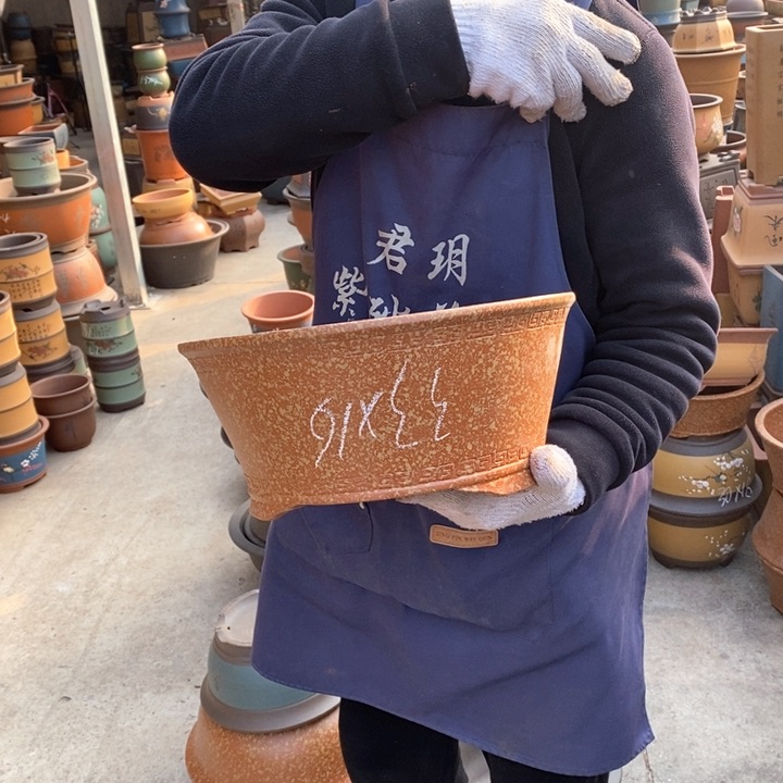 紫砂花盆紫砂花盆