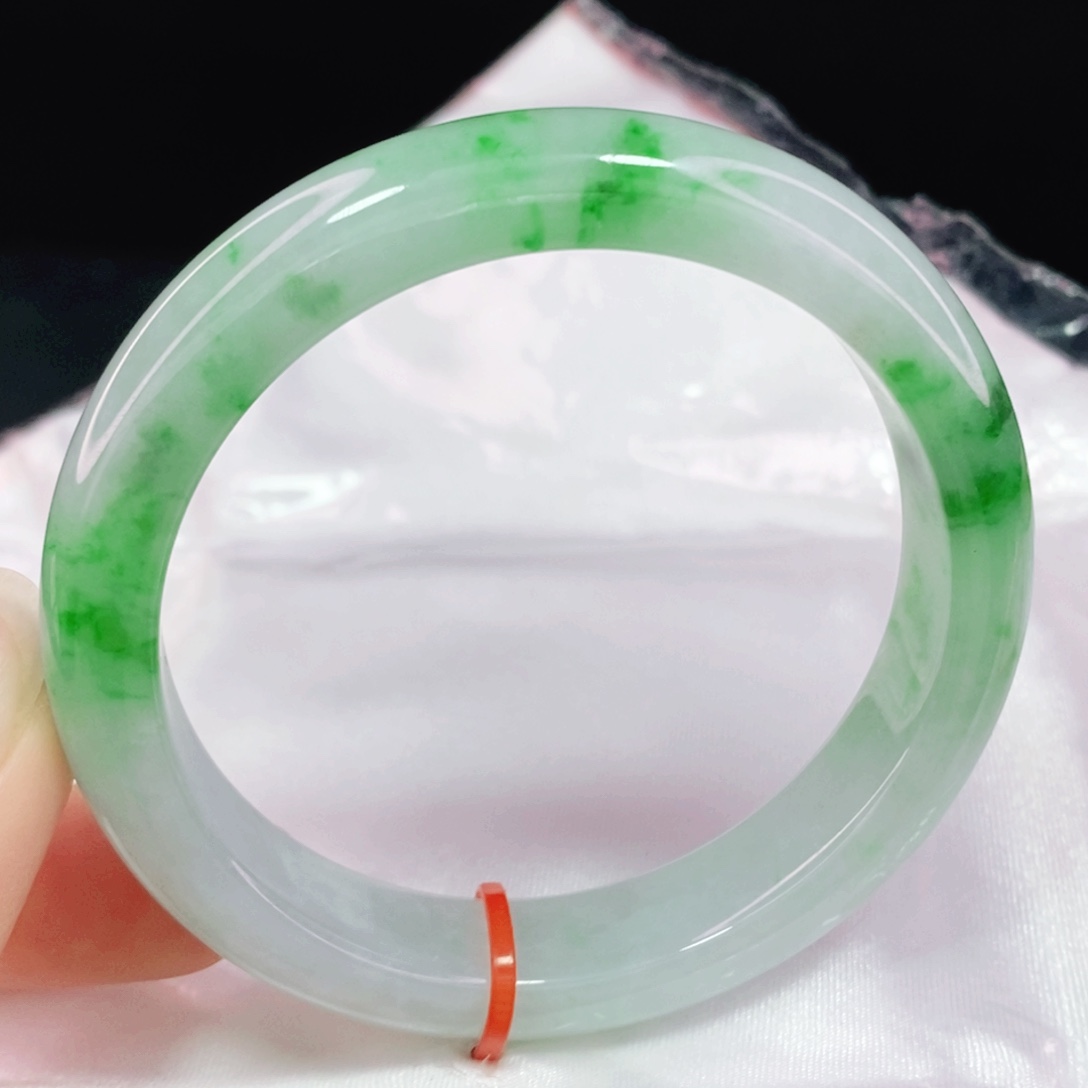 未镶嵌手镯翡翠54.5正圈