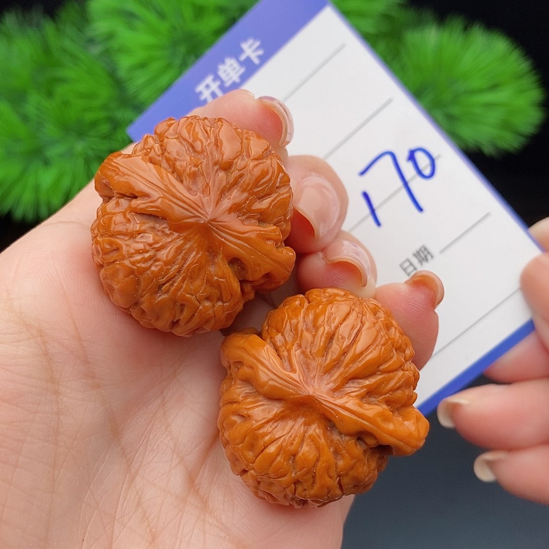 文玩核桃把件34甲骨文170