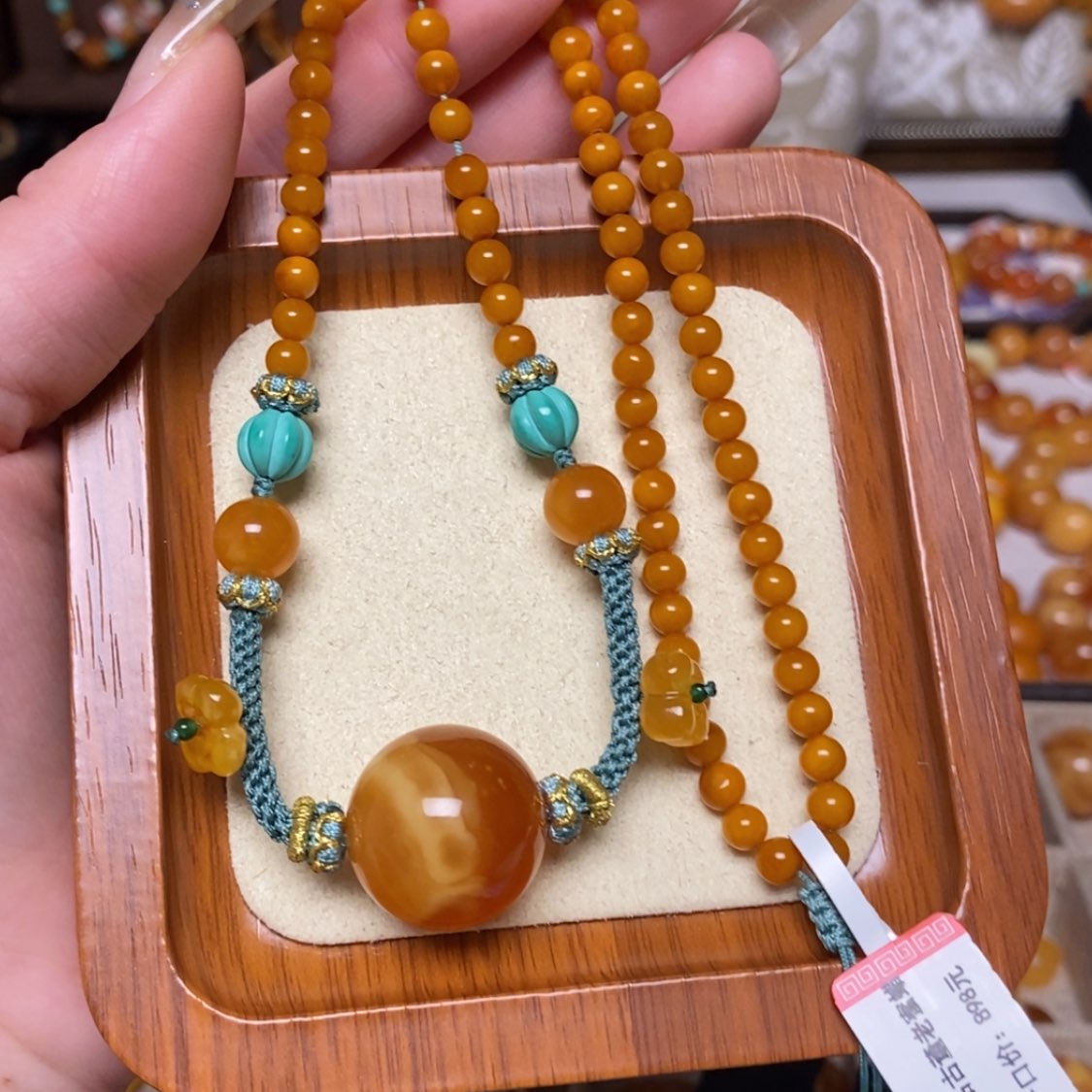 【闪购商品】蜜蜡颈饰未镶嵌项链