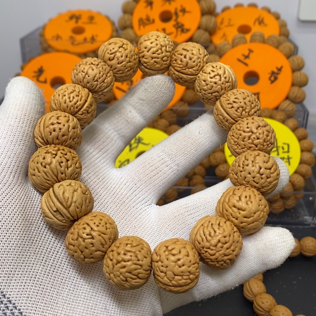 ****略手串桃核老树苹果园桃核手串