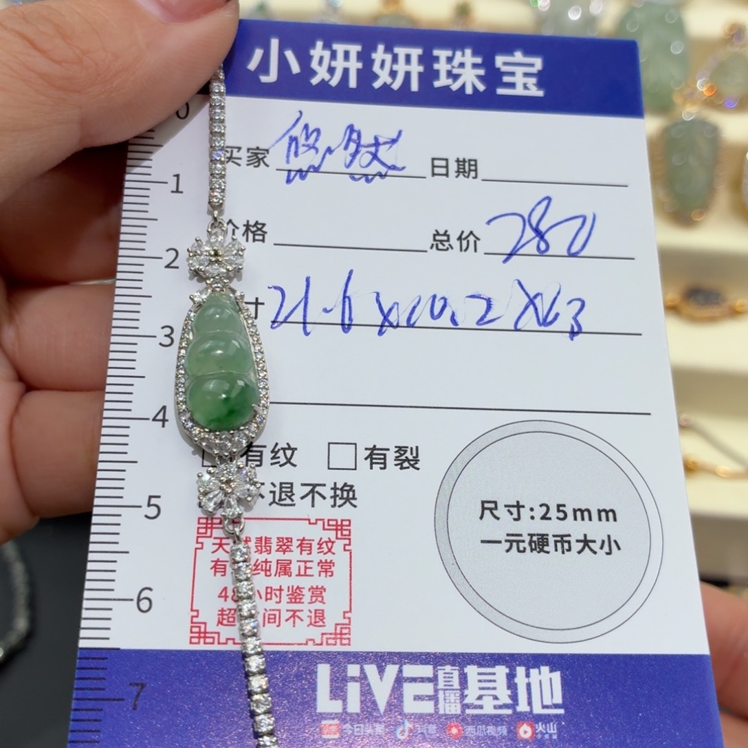 悠***～翡翠银S925镶嵌颈饰手链