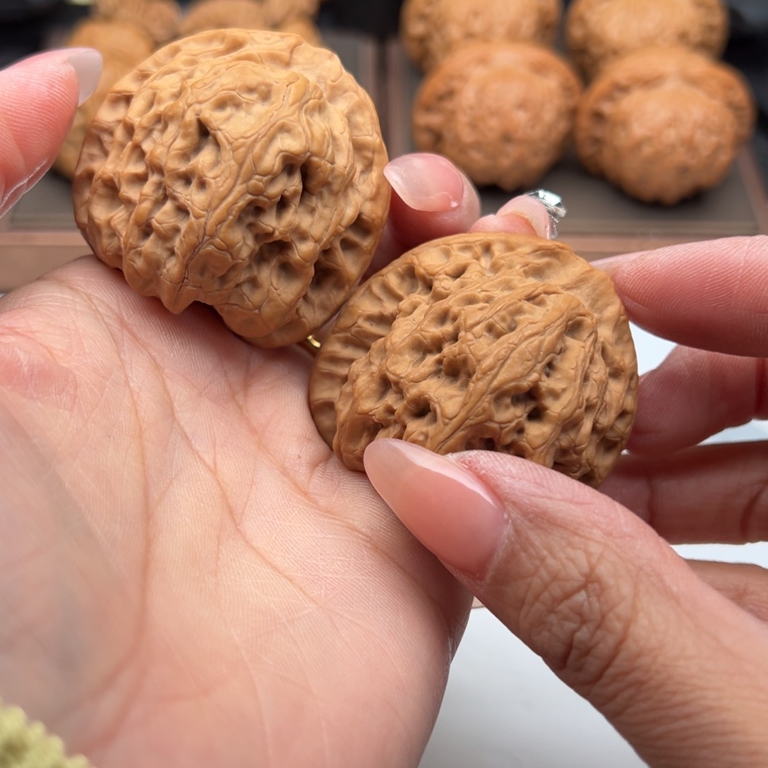 文玩核桃把件佛肚45