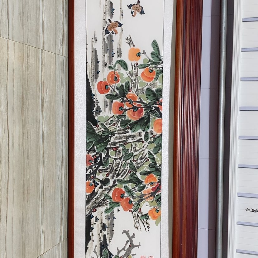 【闪购商品】国画书画作品带框165×50