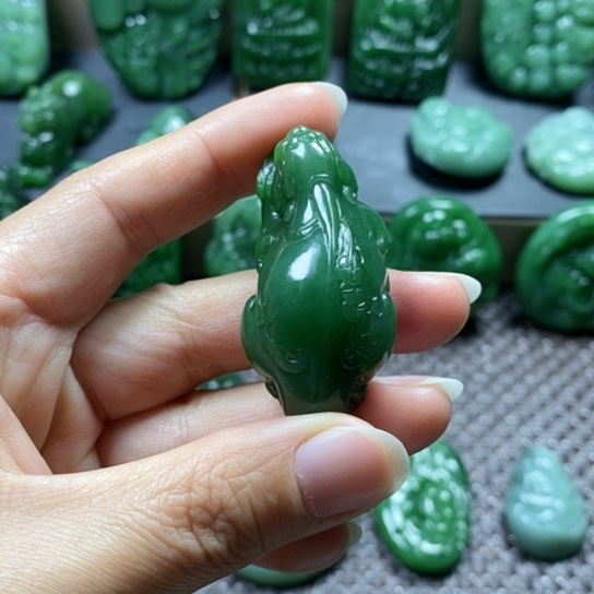 【闪购商品】和田玉挂件未镶嵌?**圣