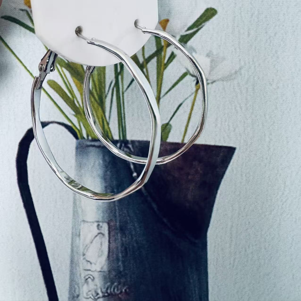 合金耳饰 71号简约耳环欧美风经典欧美素款耳饰女日韩88123