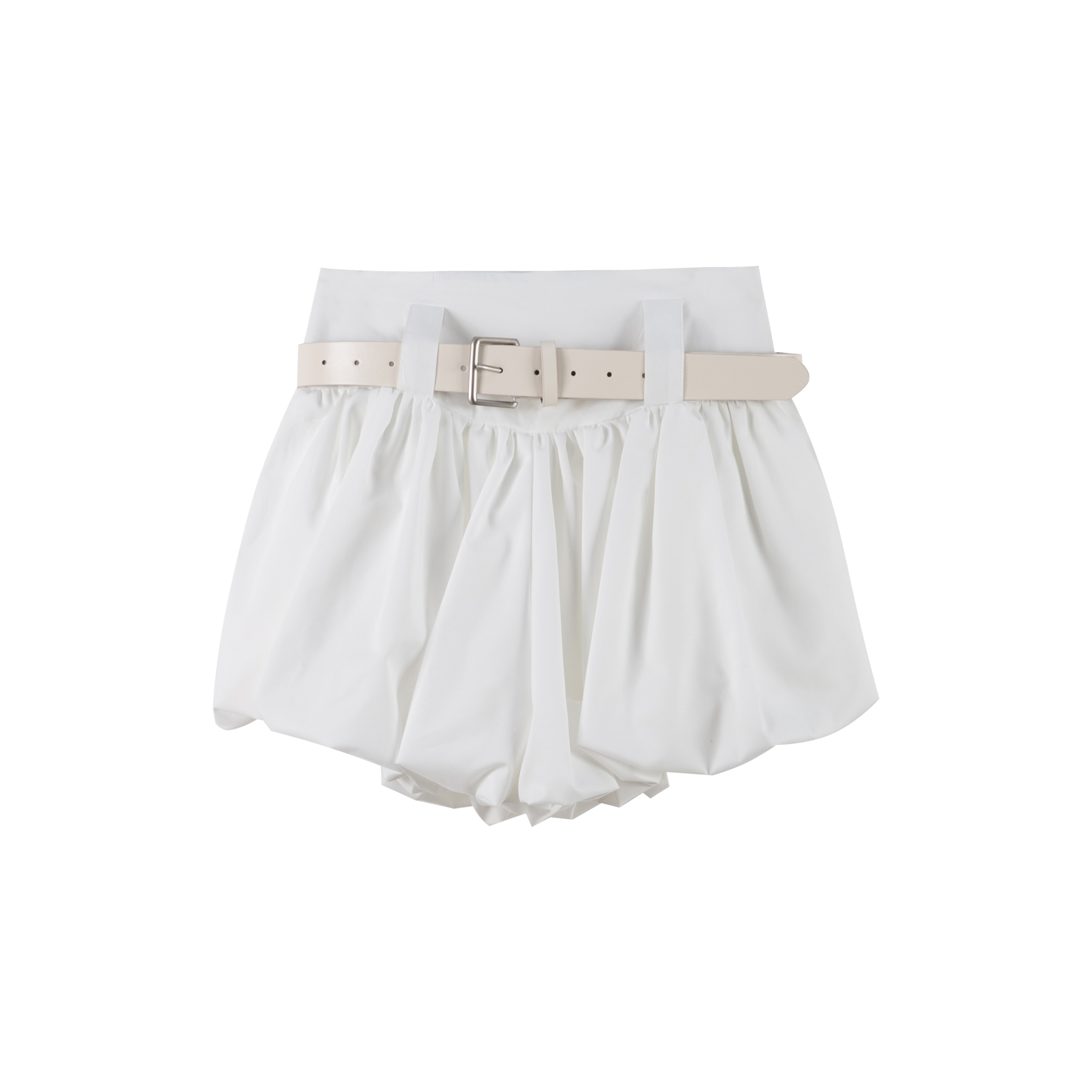 AMANLIN/阿谩琳夏季穿搭欧若风钉珠百搭高腰直筒时尚短裤Y595907