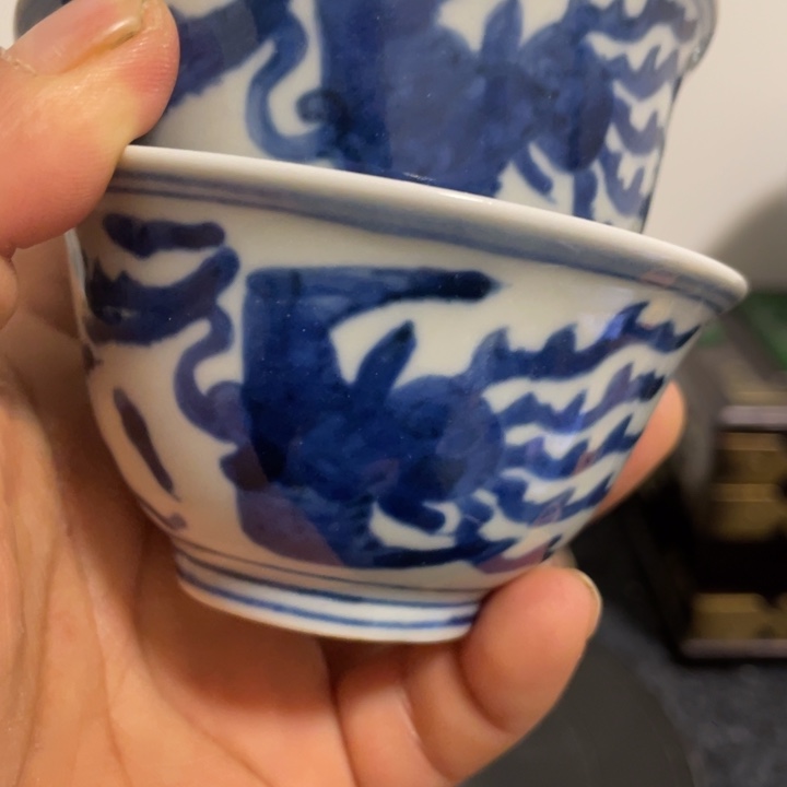 当代一青花瓷器品