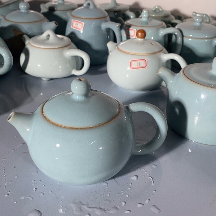 微瑕汝瓷茶餐盘啦啦啦啦