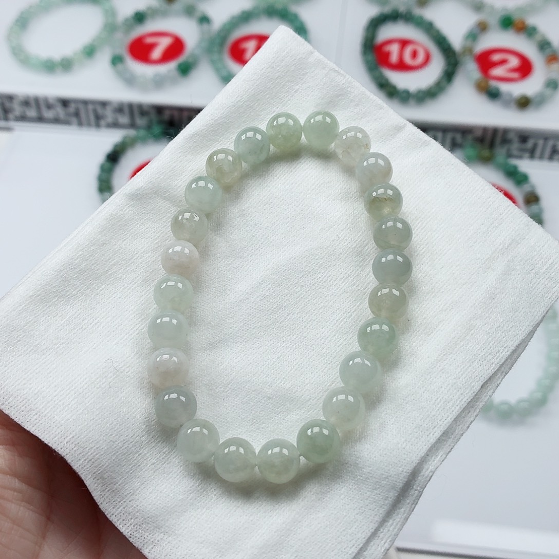 翡翠未镶嵌手链卡7.6（货中）