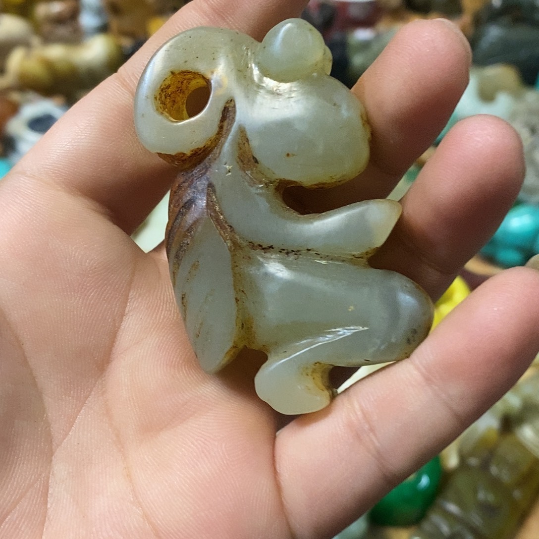 和田玉（糖玉）未镶嵌挂件玉器玉器玉器挂件