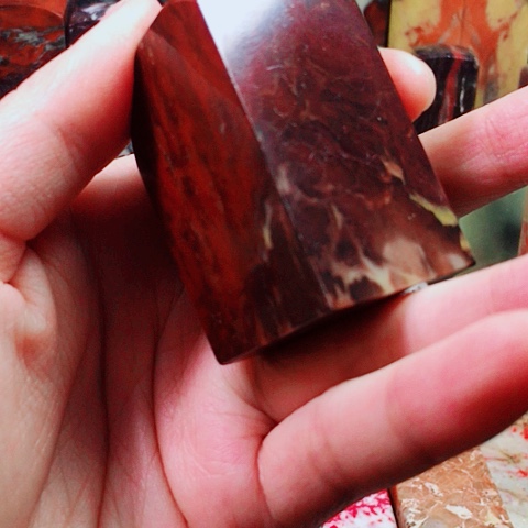 昌化石昌化红砂印章软底