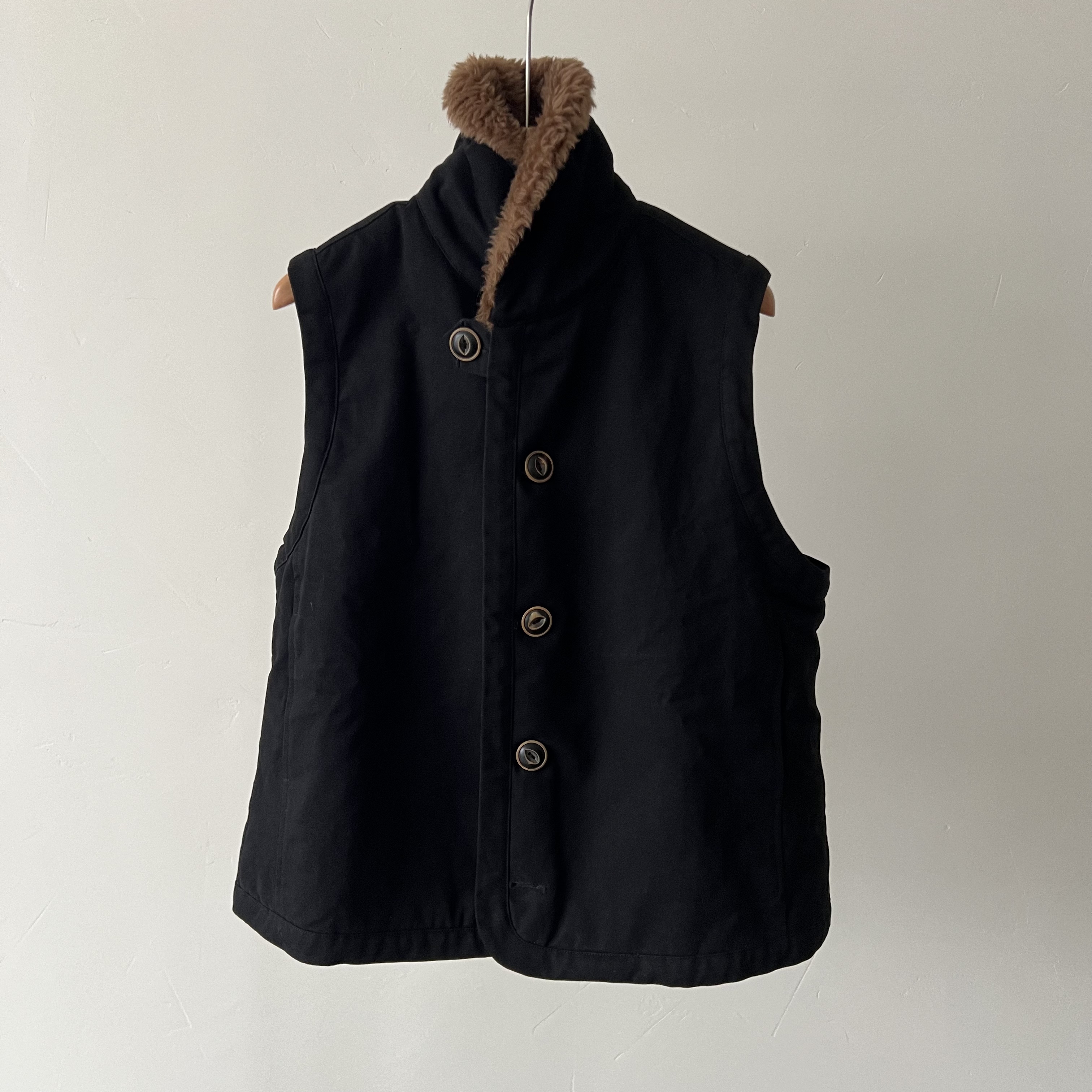 既是JISHI秋冬【保暖背心时尚马夹马甲】日系小众复古MJ020