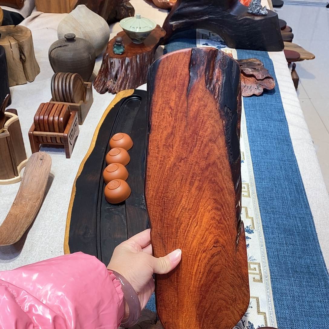 01老挝酸枝干泡茶盘