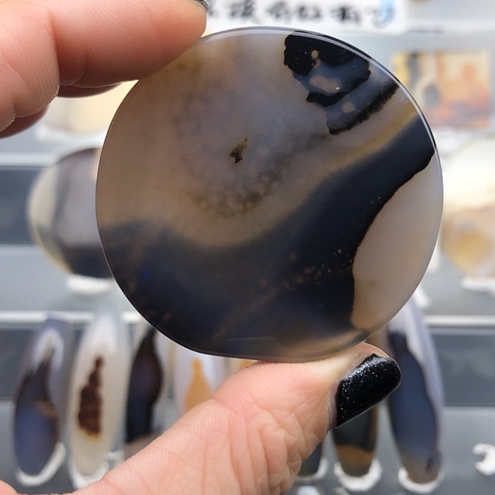 查罗石合金珠宝半成品100