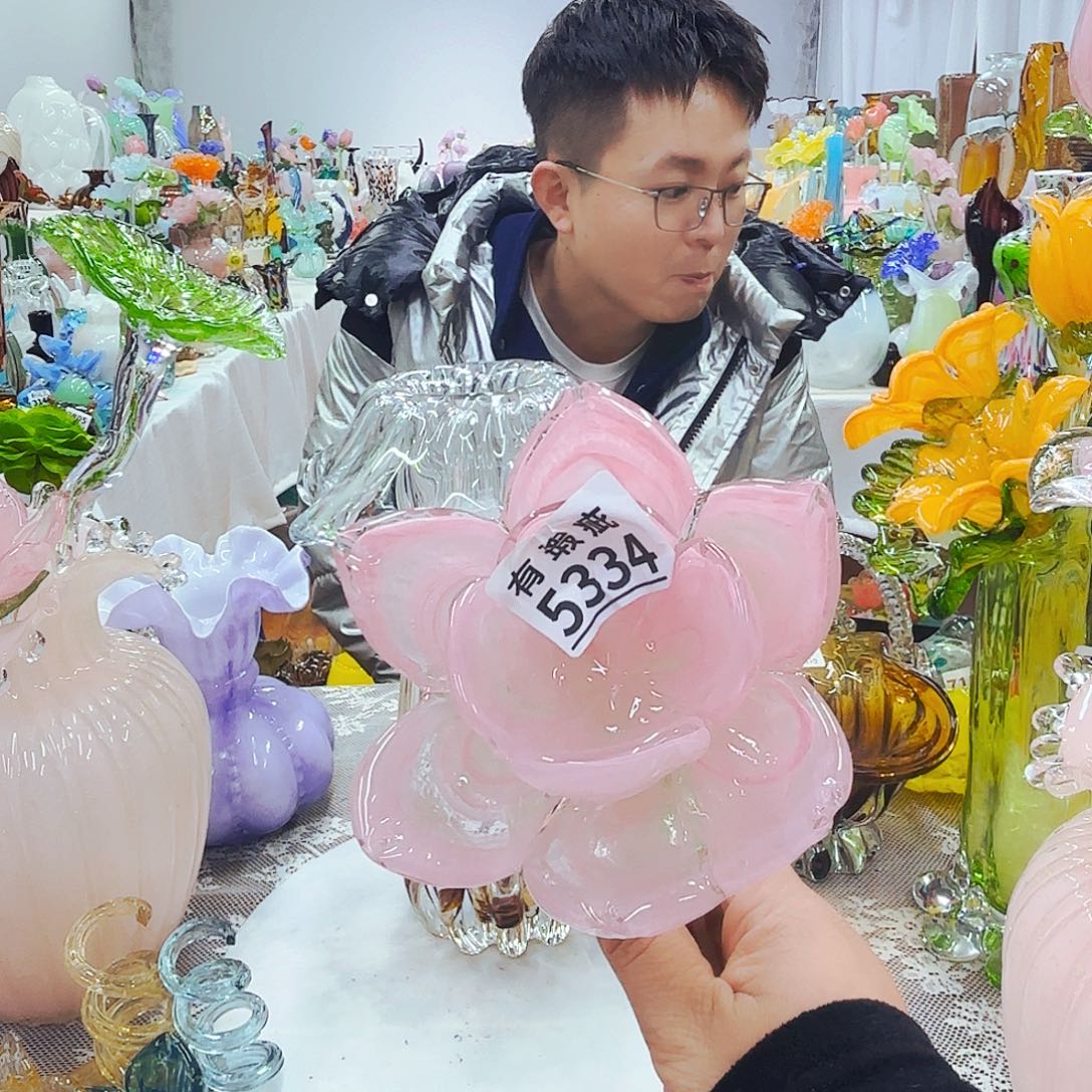 用***2瑕疵不退不换琉璃花瓶花器艺术品