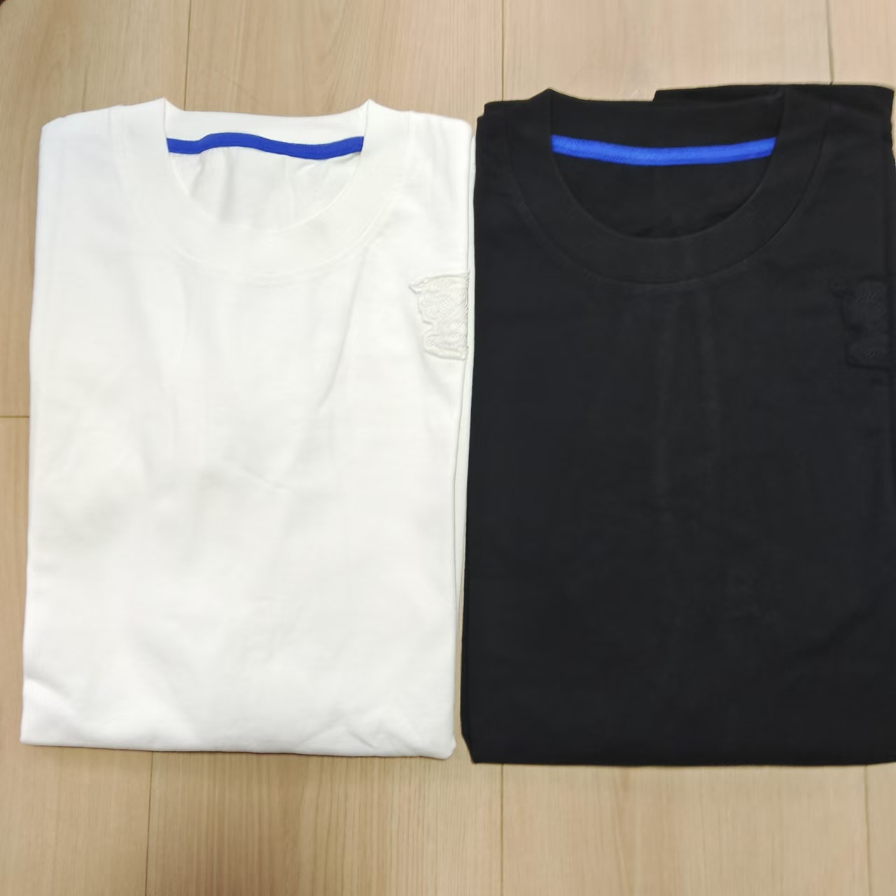 Sweet DD双色衣领蓝道短袖/BBL(T24127)