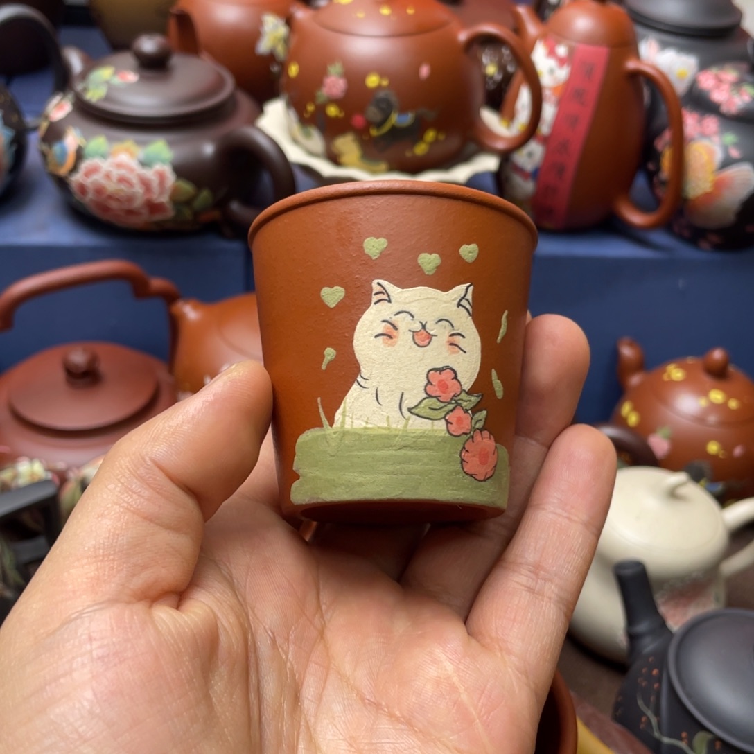 紫砂茶杯紫砂主人杯80cc