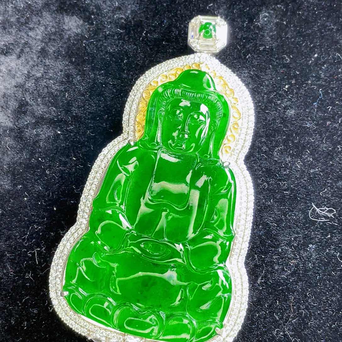 翡翠吊坠(不含链)未镶嵌