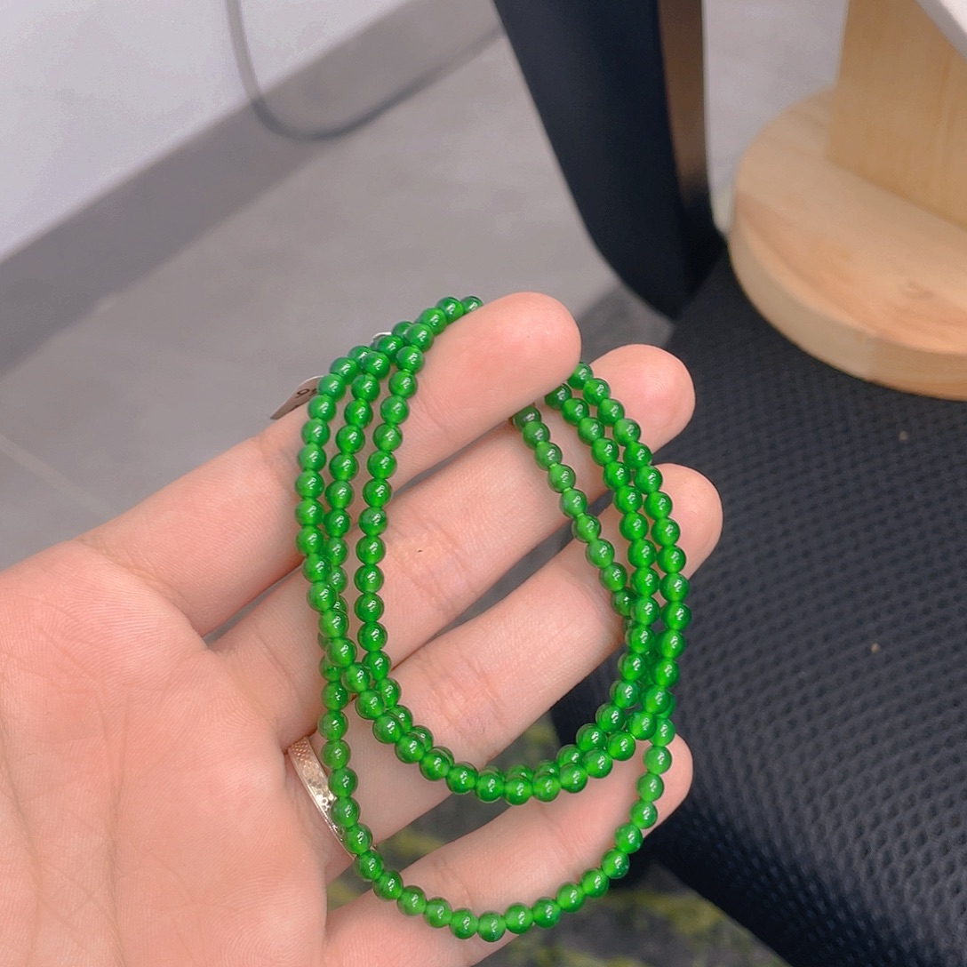 翡翠未镶嵌项链卡4