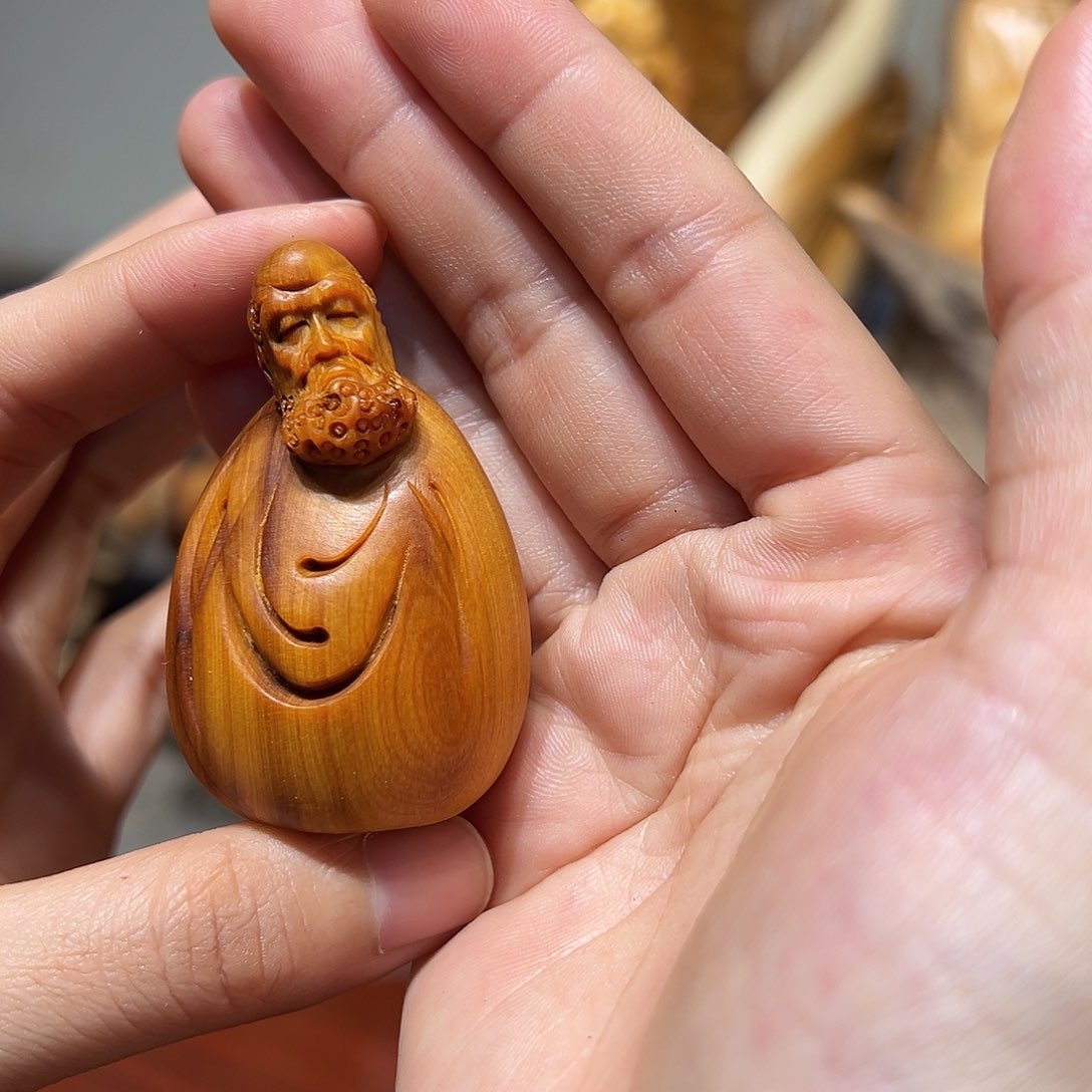 柏木（崖柏）崖柏木手把件摆件