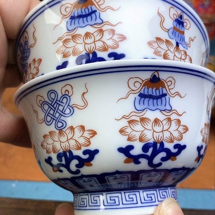 景德镇陶瓷藏式茶碗