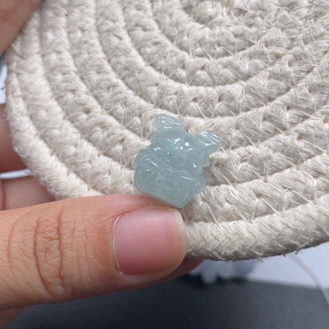 翡翠未镶嵌手链天然A货缅甸翡翠牛