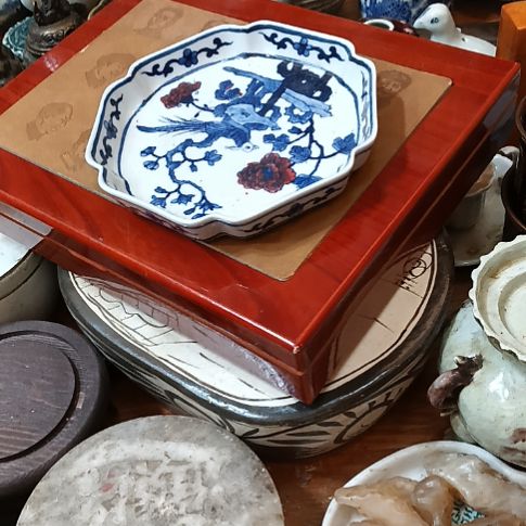 摆件平**福陶瓷摆件不固定一件不带盘子
