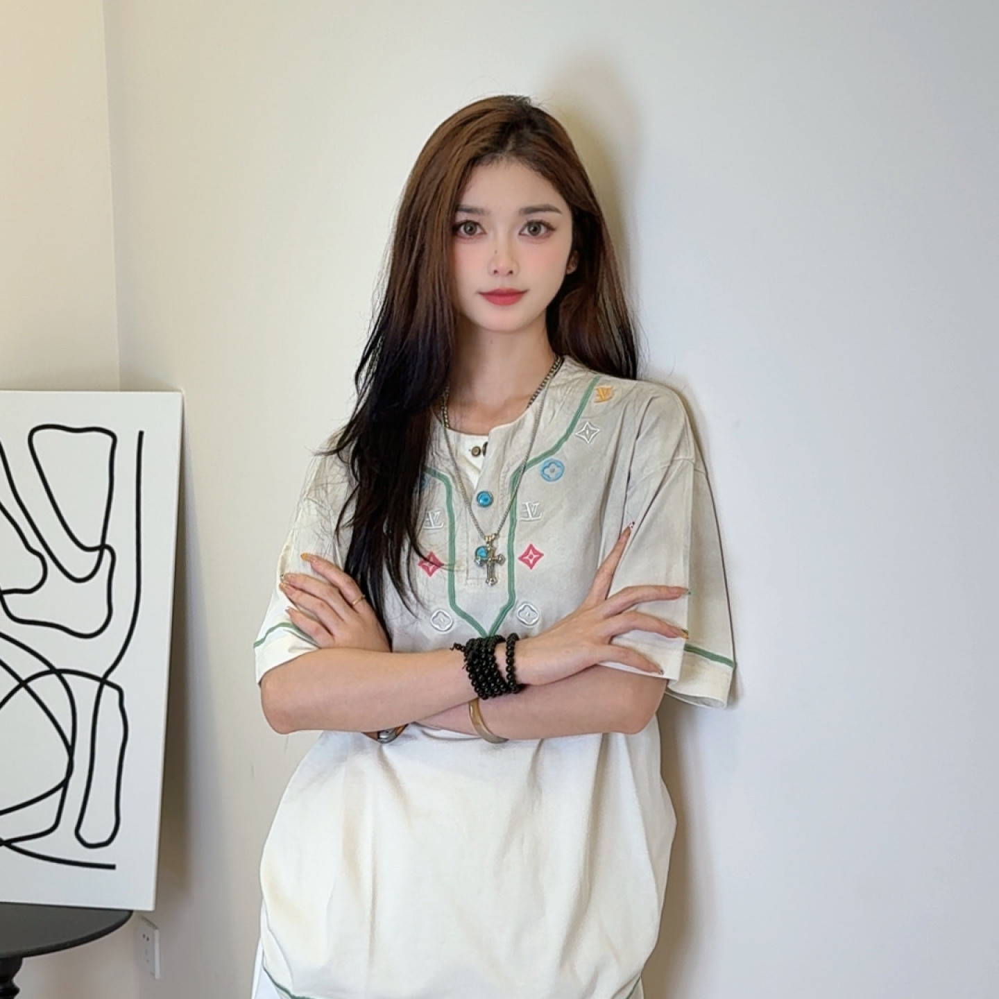 【阳阳专属】-时尚百搭潮流短袖-F90-58链接