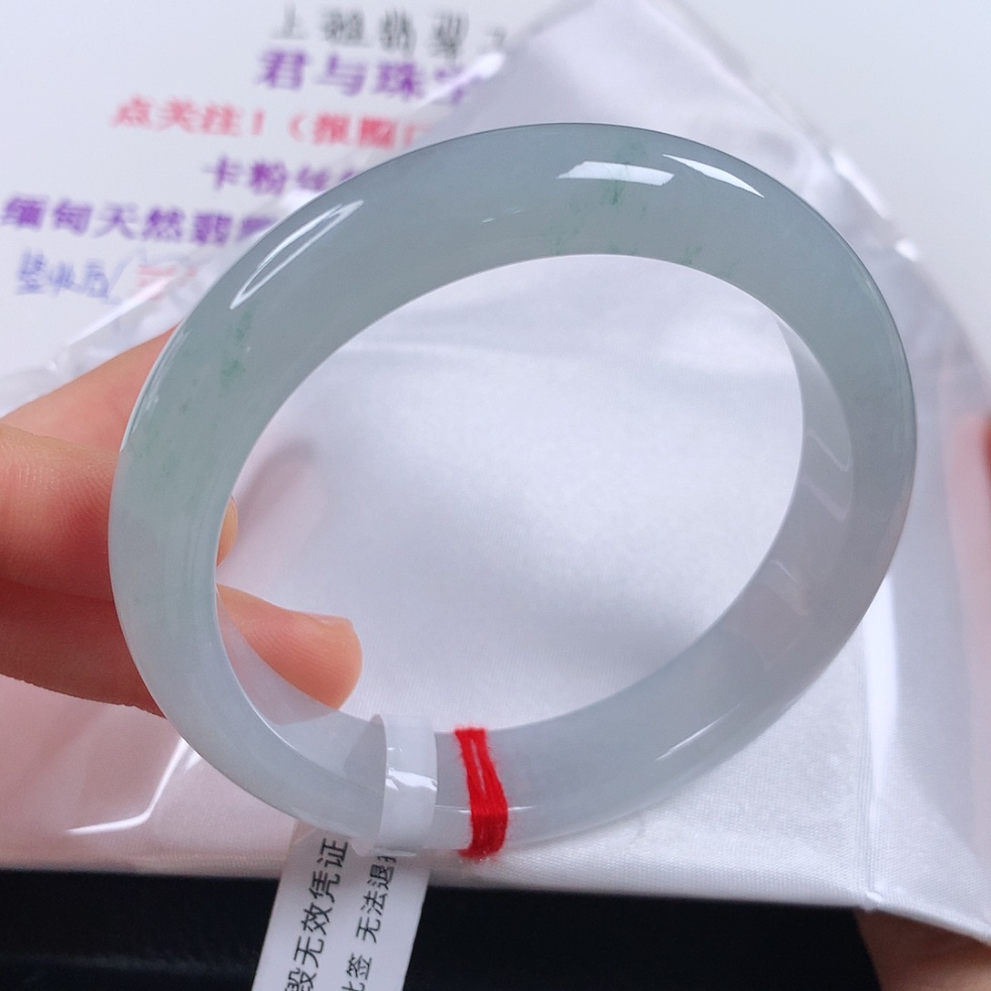 翡翠手镯未镶嵌 正圈①③④
