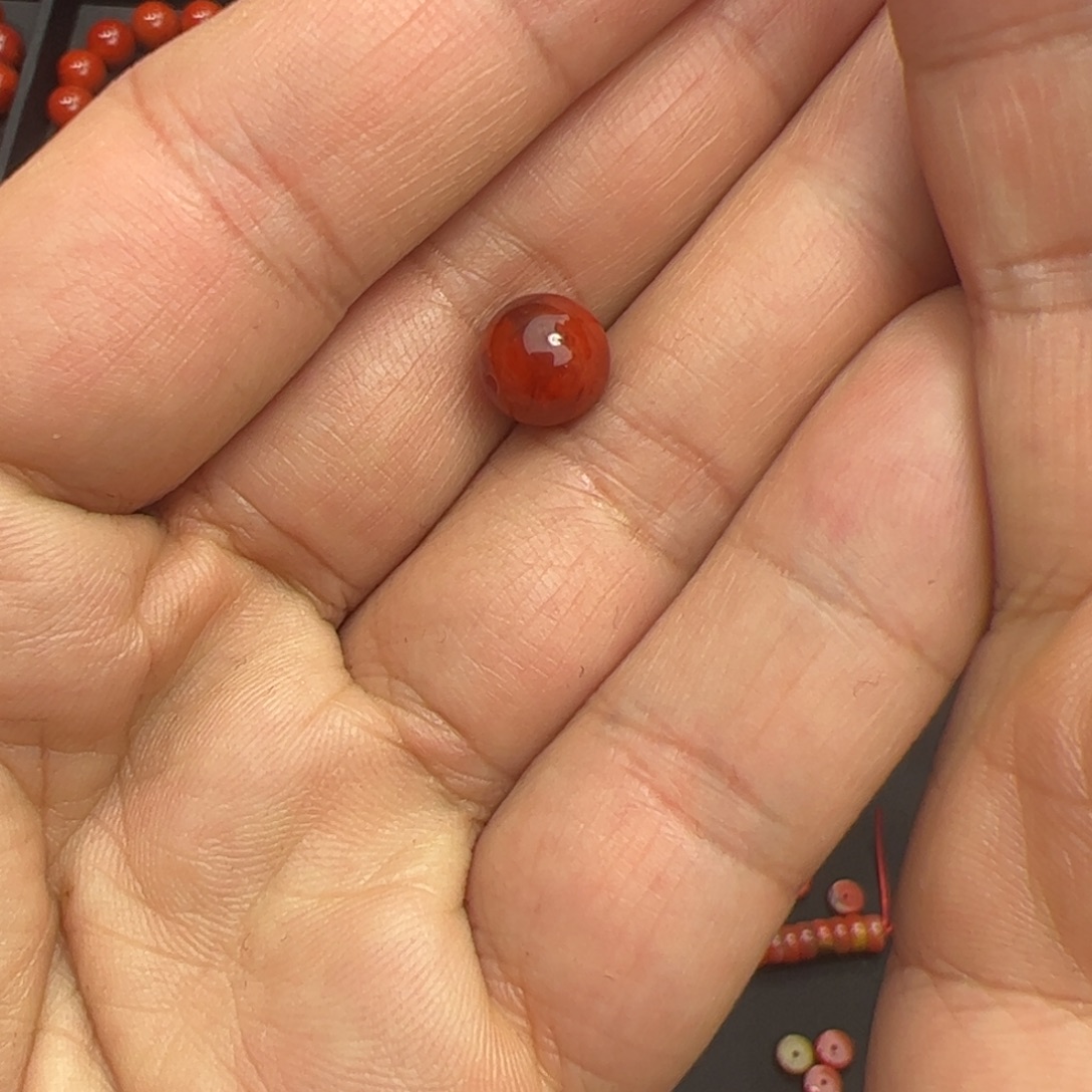 南红玛瑙未镶嵌单珠