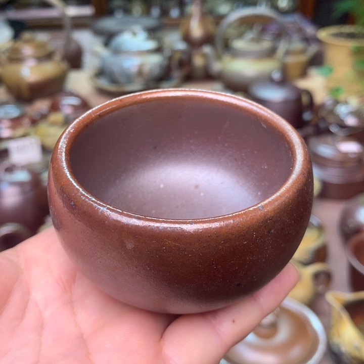 茶壶紫砂纯自然高温无釉裸柴烧