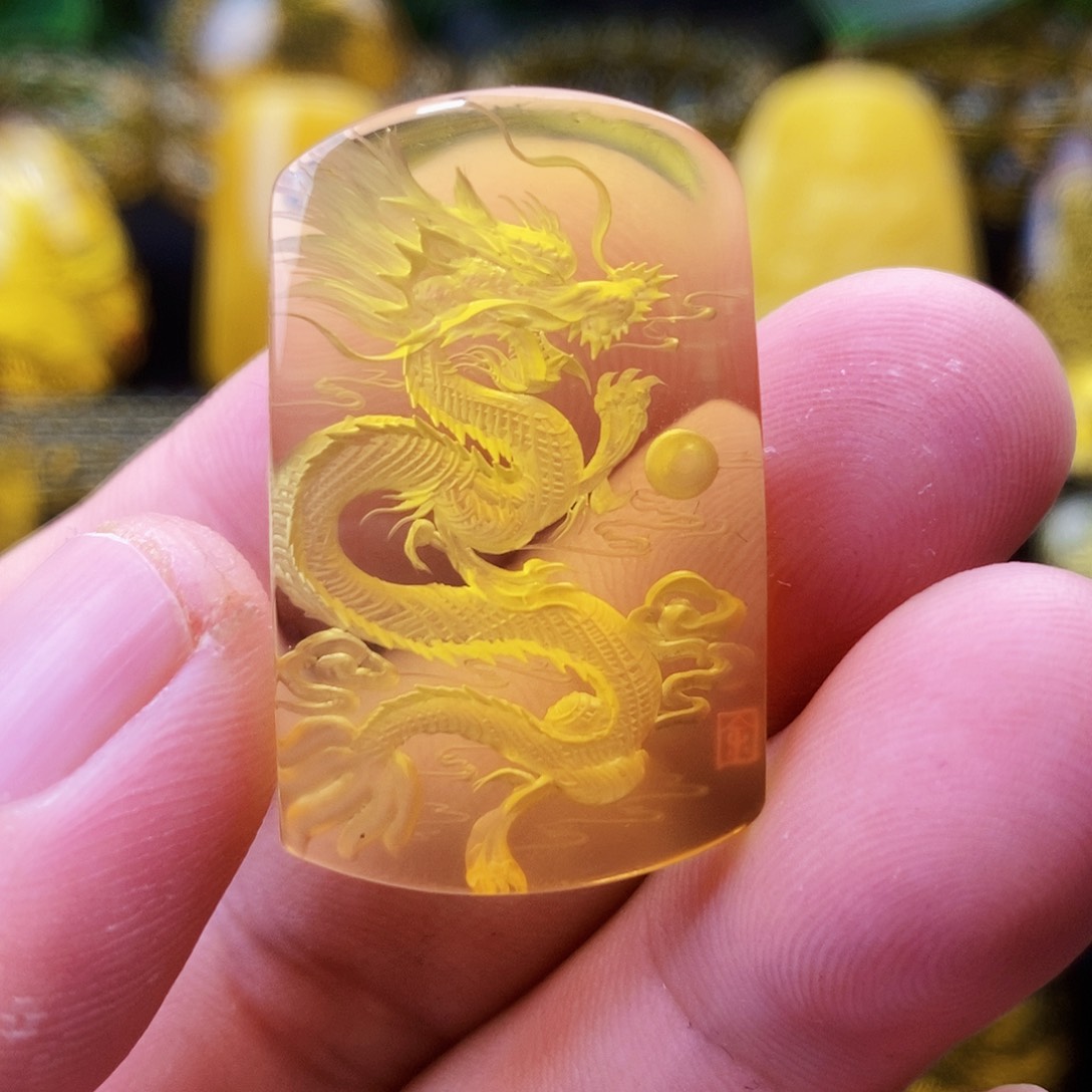 【闪购商品】蓝珀颈饰未镶嵌蓝珀阴雕