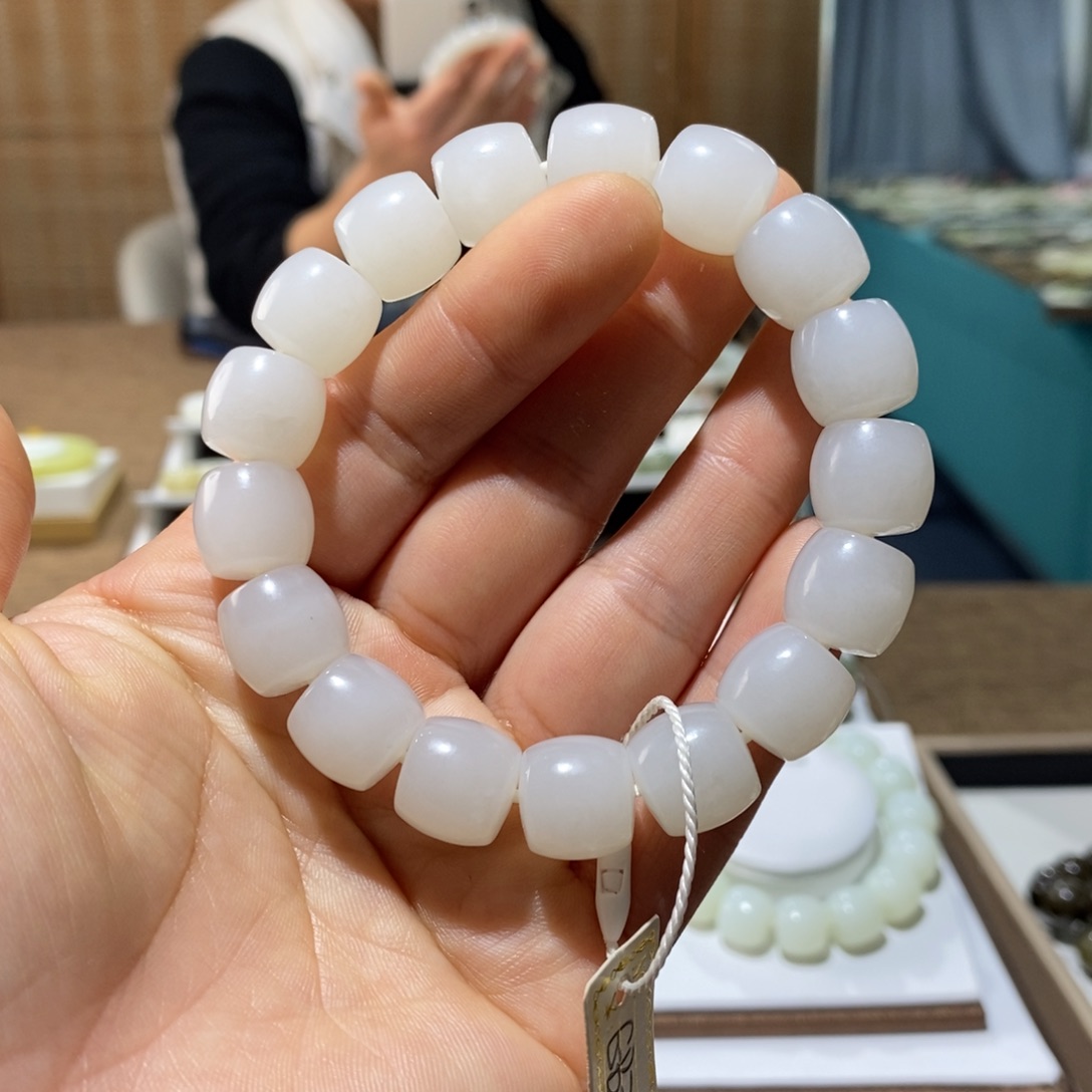 和田玉未镶嵌手链113
