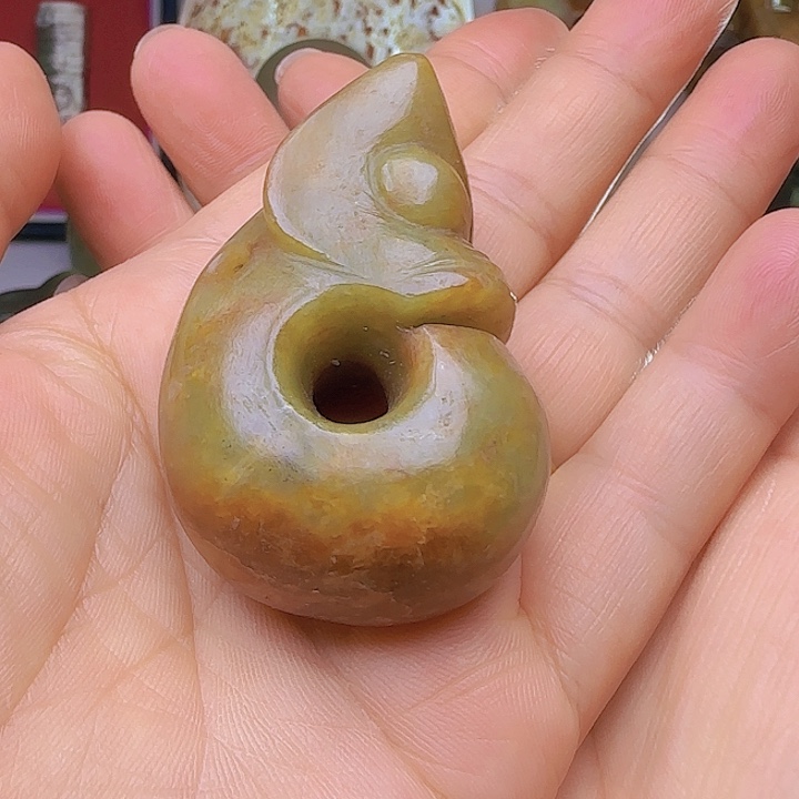 和田玉未镶嵌吊坠(不含链)