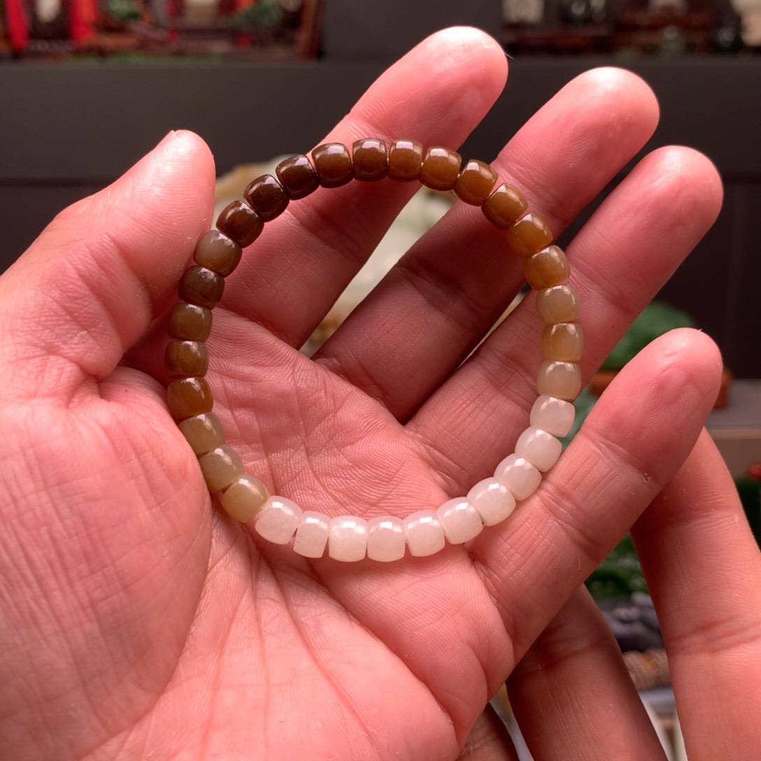 和田玉和田玉手串未镶嵌未镶嵌