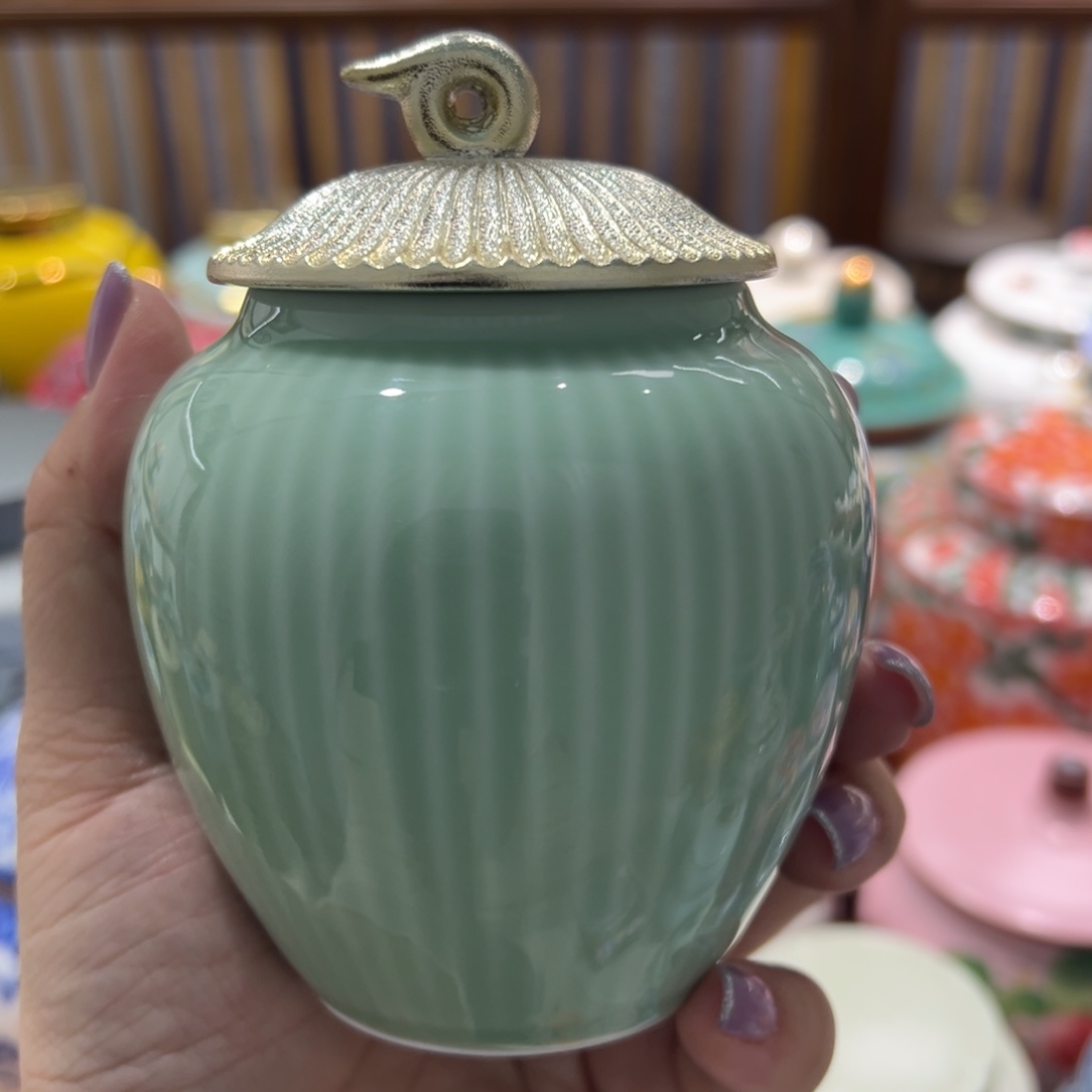 陶瓷密封罐茶叶罐