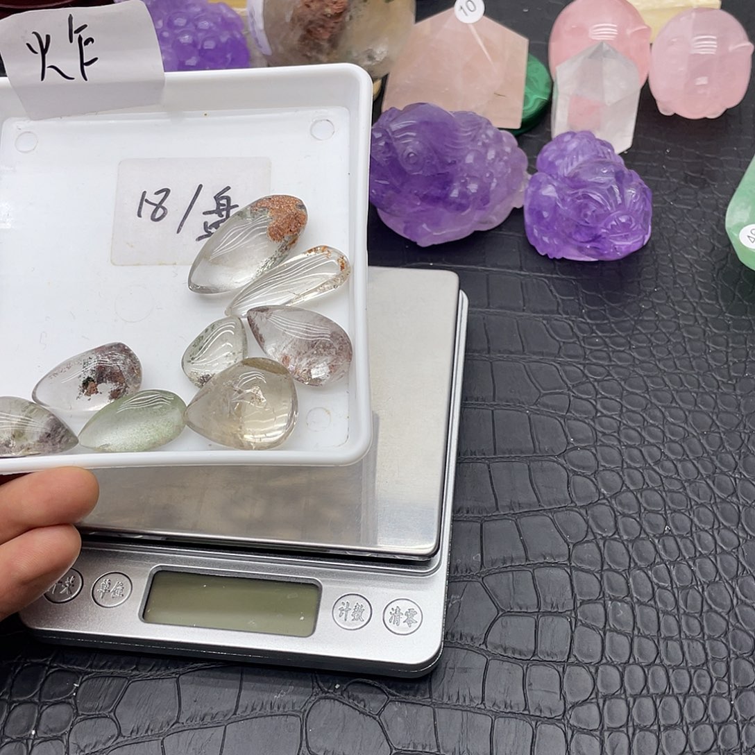 水晶未镶嵌珠宝半成品24