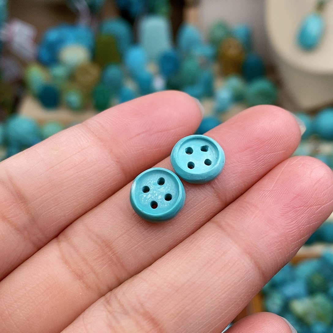 绿松石珠宝奇石未镶嵌