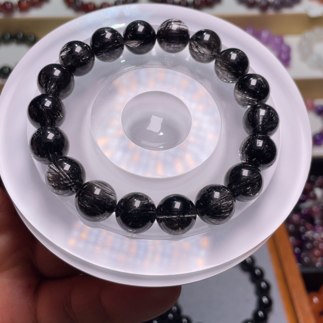 水晶手链未镶嵌黑发晶手链