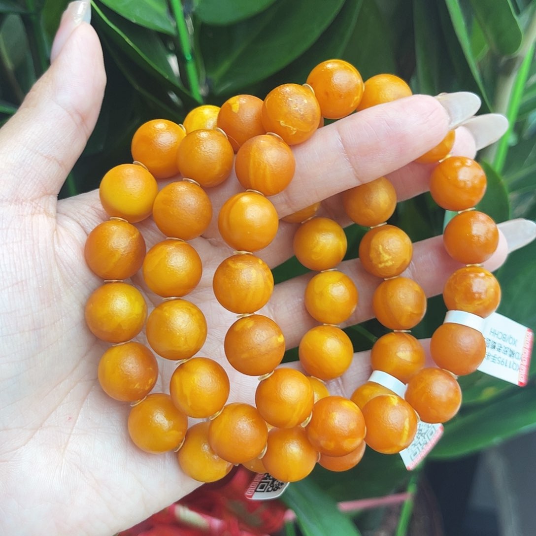 未镶嵌琥珀手链13m多样性发其一